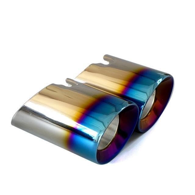 BMW 3 Series (F30/F31/F34) 335I/340I Stainless Steel Slash Cut Exhaust Tips - Twenty Two Tuning Exhaust Tips