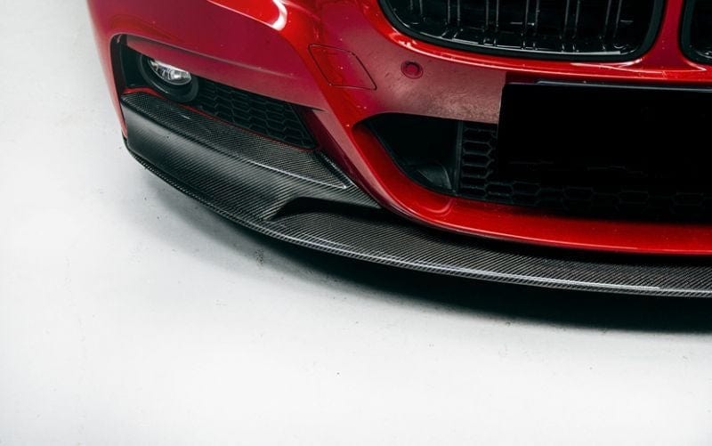 BMW 3 Series (F30/F31) M Performance Style Carbon Fibre Front Lip Spoiler - Twenty Two Tuning Front Lip