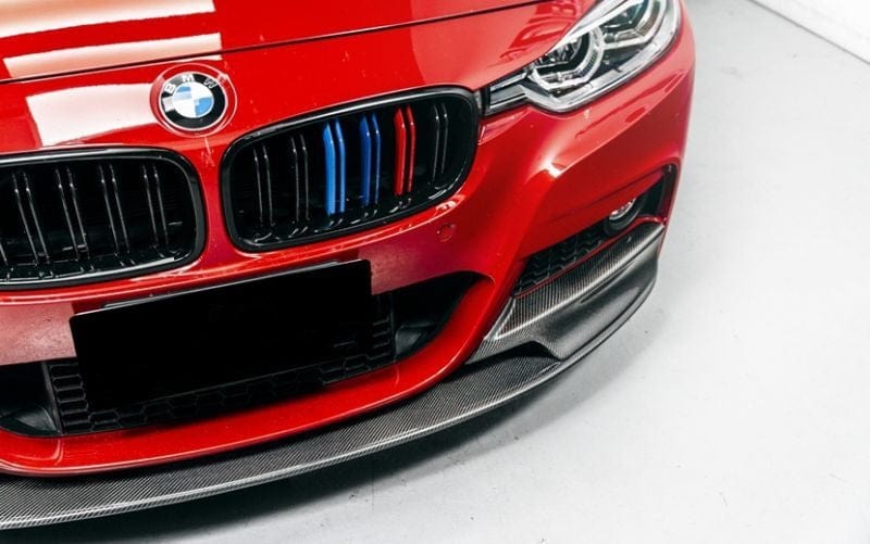 BMW 3 Series (F30/F31) M Performance Style Carbon Fibre Front Lip Spoiler - Twenty Two Tuning Front Lip