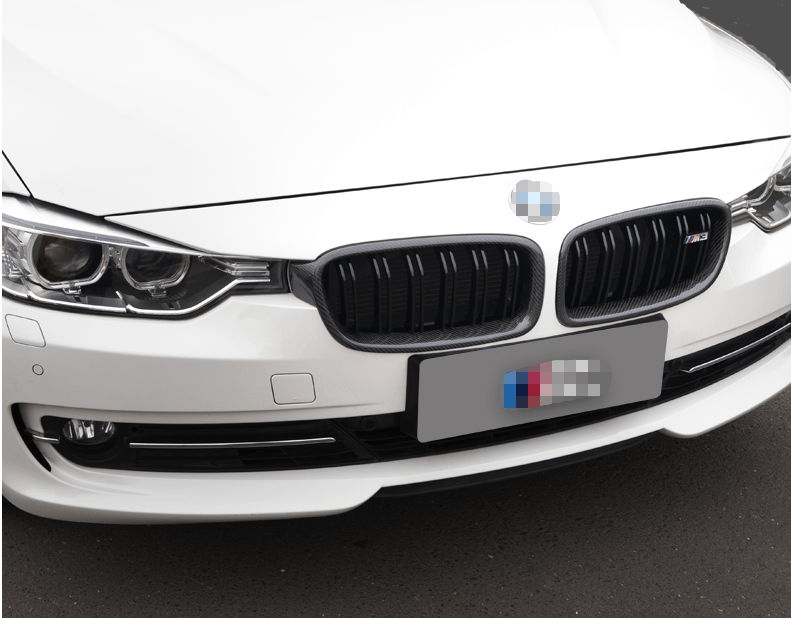 BMW 3 Series (F30/F31) M Style Carbon Fibre Front Grilles - Twenty Two Tuning Front Grille