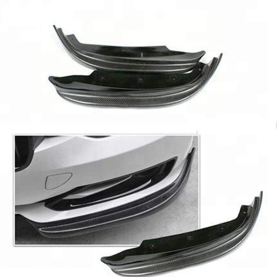 BMW 3 Series (F30/F31) Non M Sport (SE) Carbon Fibre Front Splitters - Twenty Two Tuning Front Lip