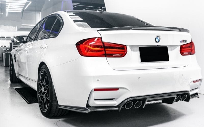 BMW 3 Series (F30) Performance Style Carbon Fibre Rear Spoiler - Twenty Two Tuning Rear Spoiler