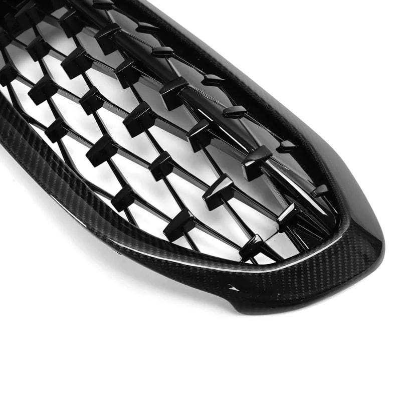 BMW 3 Series (G20/G21) Diamond Style Carbon Fibre Front Grille - Twenty Two Tuning Front Grille