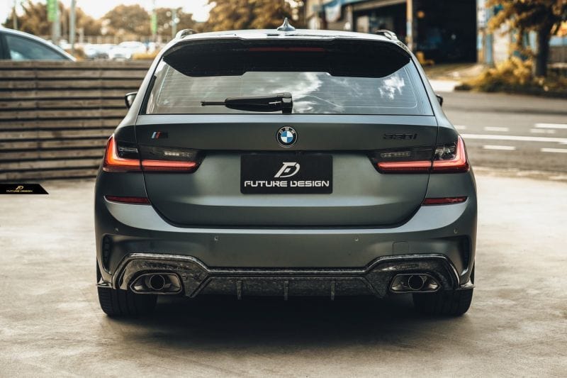 BMW 3 Series (G21) Future Design GT Carbon Fibre Rear Roof Spoiler - Future Design Rear Spoiler