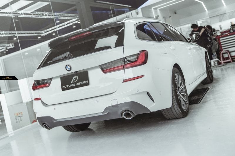 BMW 3 Series (G21) Future Design GT Carbon Fibre Rear Roof Spoiler - Future Design Rear Spoiler