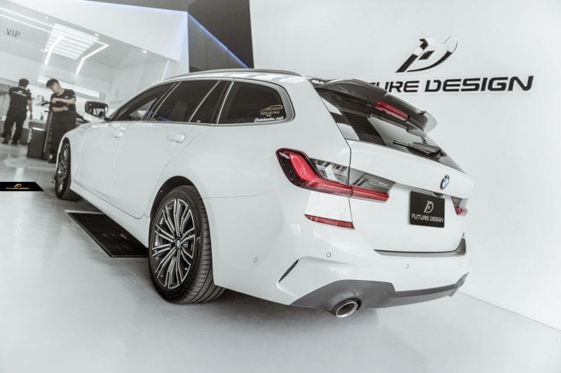 BMW 3 Series (G21) Future Design GT Carbon Fibre Rear Roof Spoiler - Future Design Rear Spoiler