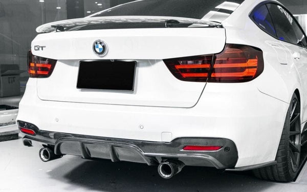BMW 3シリーズ GT F34 2013-2019用 カーボンファイバーリアディフューザー