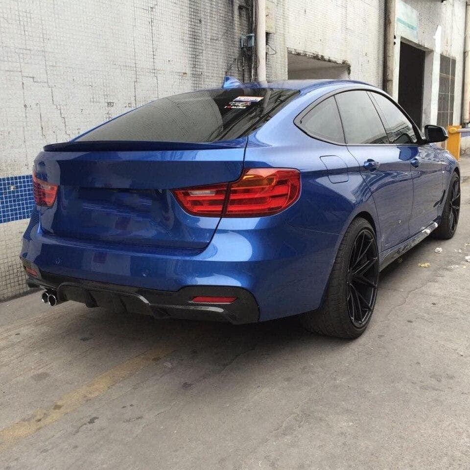 BMW 3 Series GT (F34) M Performance Style Carbon Fibre Rear Diffuser - Twenty Two Tuning Rear Diffuser