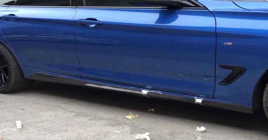 BMW 3 Series GT (F34) M Performance Style Carbon Fibre Side Skirts - Twenty Two Tuning Side Skirts