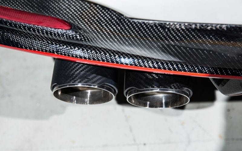 BMW 3 Series GT (F34) Quad Pipe M Performance Style Carbon Fibre Rear Diffuser - Twenty Two Tuning Rear Diffuser