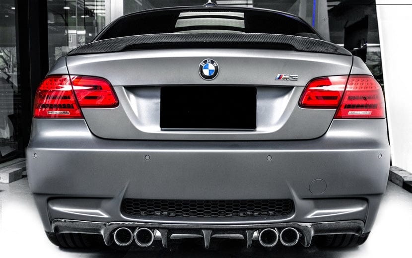 V1 カーボンファイバー リアスポイラー - BMW 3シリーズ/M3 (E92/E93) 対応