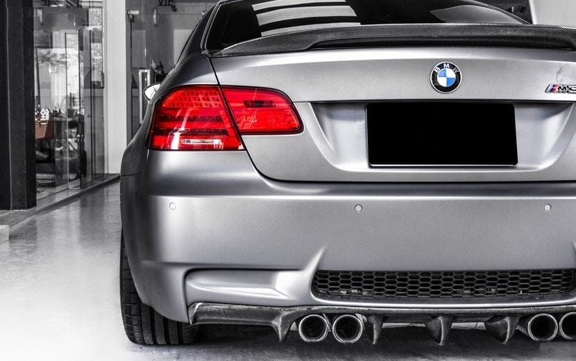 V1 Carbon Fiber Rear Spoiler - Compatible with BMW 3 Series/M3 (E92/E9