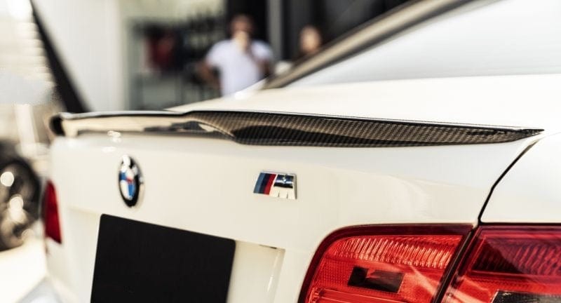 BMW 3 Series/M3 (E92/E93) M4 Style Carbon Fibre Rear Spoiler - Twenty Two Tuning Rear Spoiler