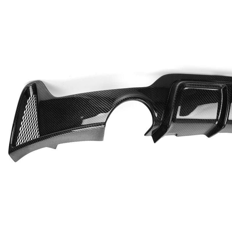 BMW 4 Series (F32/F33/F36) 435I/440I M Performance Style Carbon Fibre Rear Diffuser - Twenty Two Tuning Rear Diffuser
