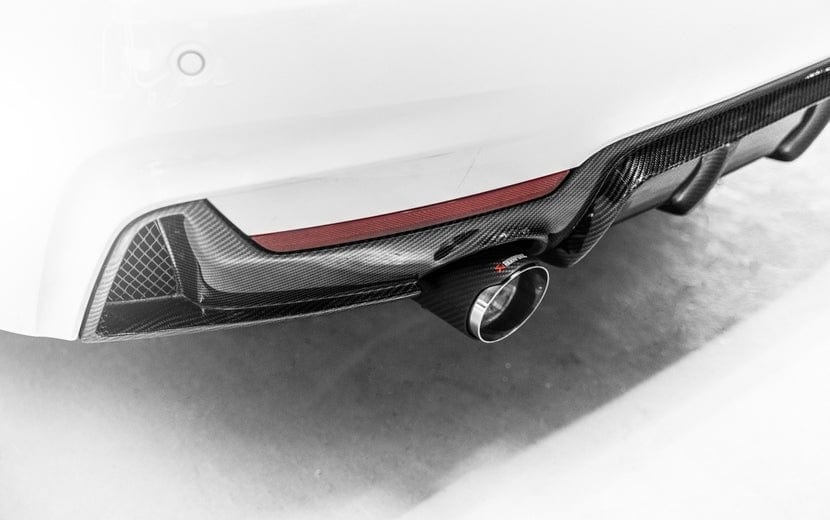 BMW 4 Series (F32/F33/F36) 435I/440I M Performance Style Carbon Fibre Rear Diffuser - Twenty Two Tuning Rear Diffuser