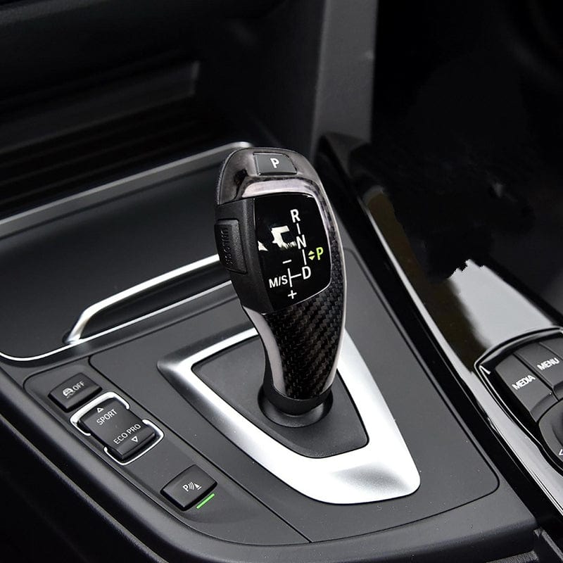 BMW 4 Series (F32/F33/F36) Carbon Fibre Add-On Gear Stick Cover - Twenty Two Tuning Interior Parts & Accessories