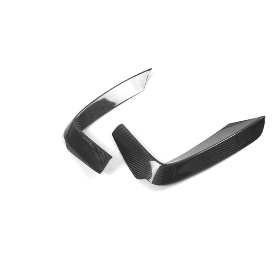 BMW 4 Series (F32/F33/F36) END.CC Style Carbon Fibre Front Fog Surround Trims - Twenty Two Tuning Front Canards/Bumper Inserts