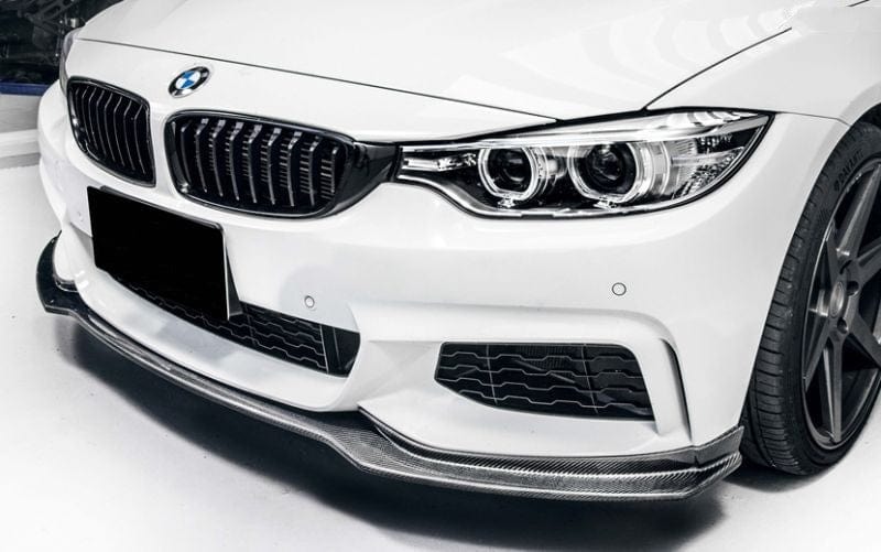 end.cc フロントリップスポイラー　カーボン　BMW4シリーズ BMW 4シリーズ F32 F33 F36用 カーボンファイバーフロントリップスポイラー