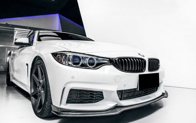 BMW 4シリーズ F32 F33 F36用 カーボンファイバーフロントリップスポイラー