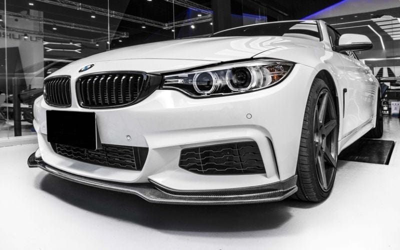 BMW 4シリーズ F32 F33 F36用 カーボンファイバーフロントリップスポイラー