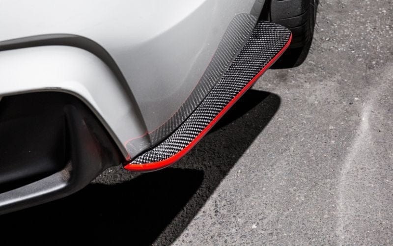 BMW 4 Series (F32/F33/F36) Future Design Style Carbon Fibre Rear Canards - Twenty Two Tuning Rear Canards