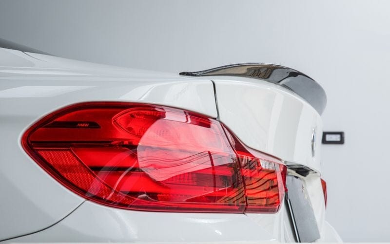  4シリーズ　F32 F33 F36カーボンリアサイドスポイラー V1 Carbon Fiber Rear Spoiler - Compatible with BMW 4 Series (F32/F33/F