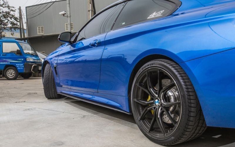 BMW 4 Series (F32/F33/F36) M Performance Style Carbon Fibre Side Skirts - Twenty Two Tuning Side Skirts