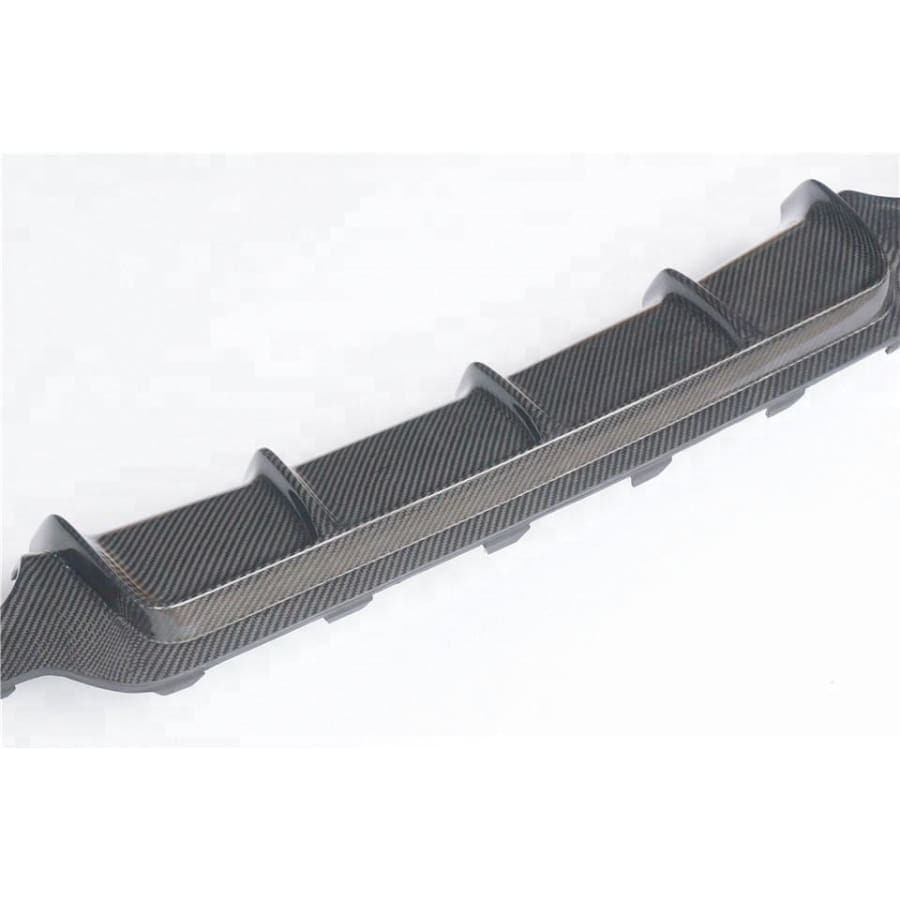 BMW 4 Series (F32/F33/F36) M Performance Style Quad Pipe Carbon Fibre Rear Diffuser - Twenty Two Tuning Rear Diffuser