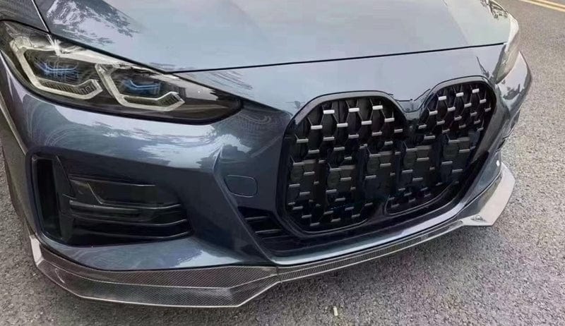 BMW 4 Series (G22/G23/G26) MT Style Carbon Fibre Front Lip Spoiler - Twenty Two Tuning Front Lip