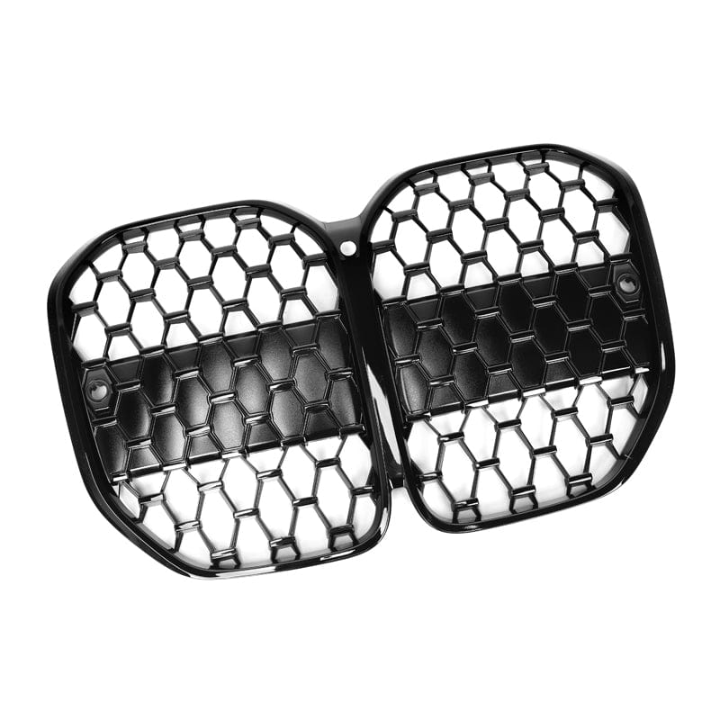 BMW 4 Series (G22/G23) M Performance Style Black Honeycomb Front Grille - Twenty Two Tuning Front Grille