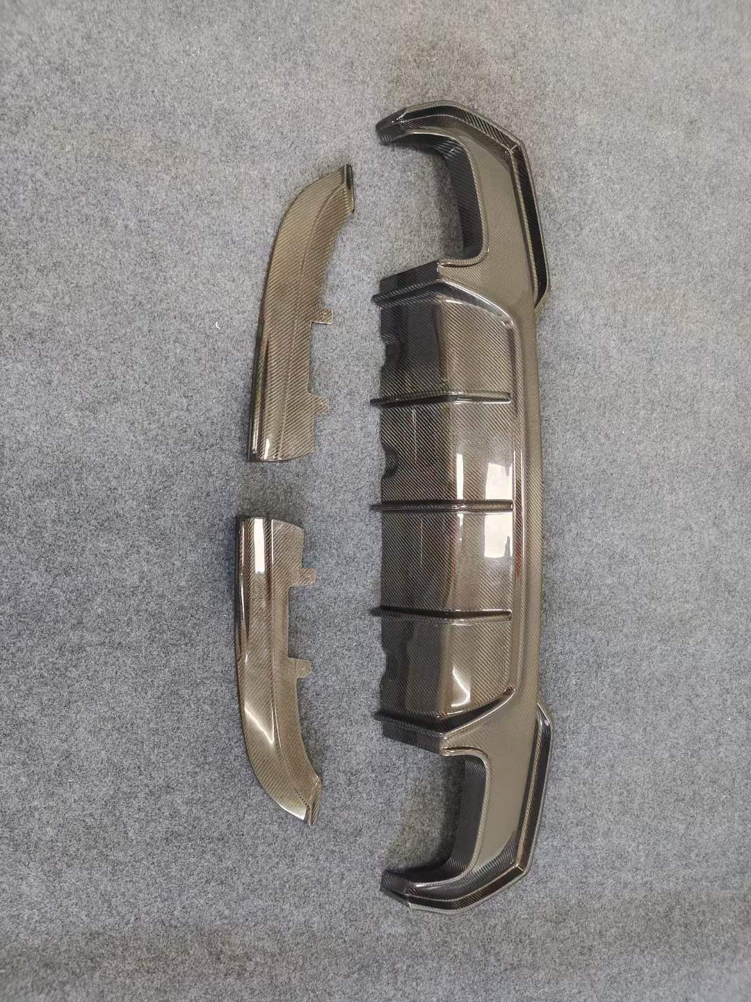 BMW 4 Series (G22/G23) M Performance Style Carbon Fibre Quad Rear Diffuser - Twenty Two Tuning Rear Diffuser