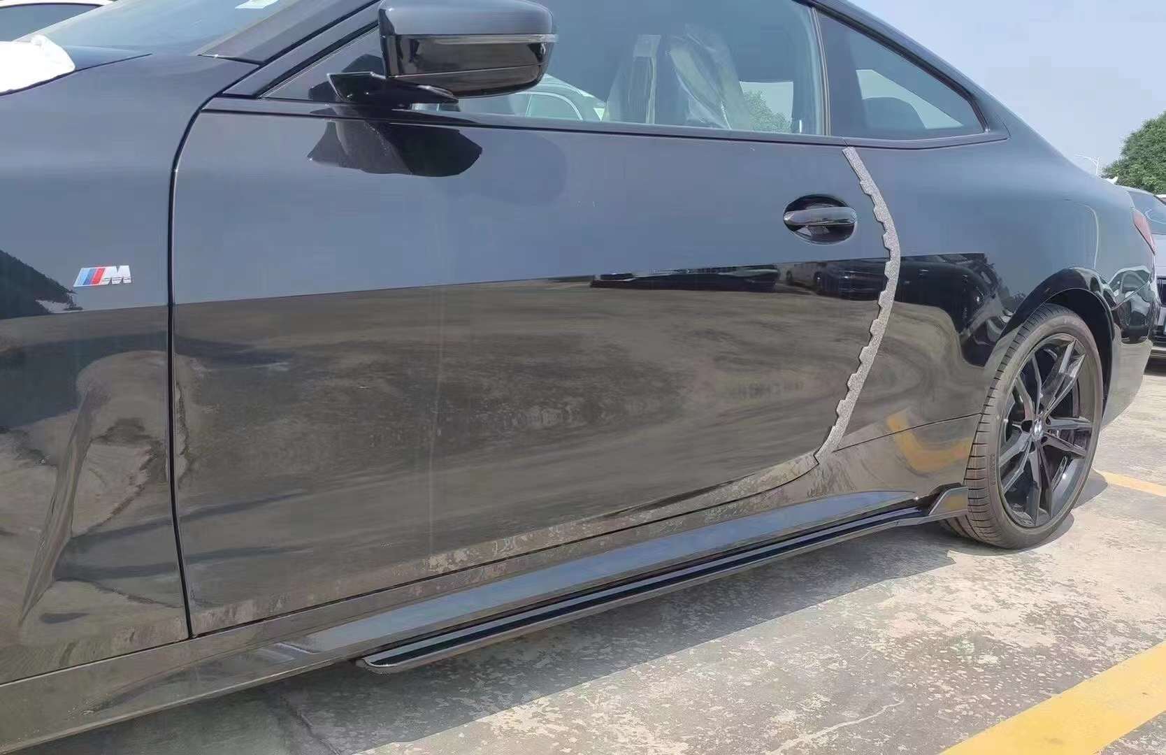 BMW 4 Series (G22/G23) M Performance Style Carbon Fibre Side Skirts - Twenty Two Tuning Side Skirts