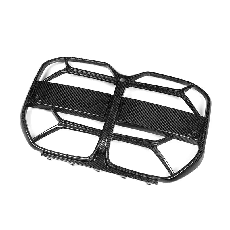 BMW 4 Series (G26) CSL Style Carbon Fibre Honeycomb Front Grille - Twenty Two Tuning Front Grille