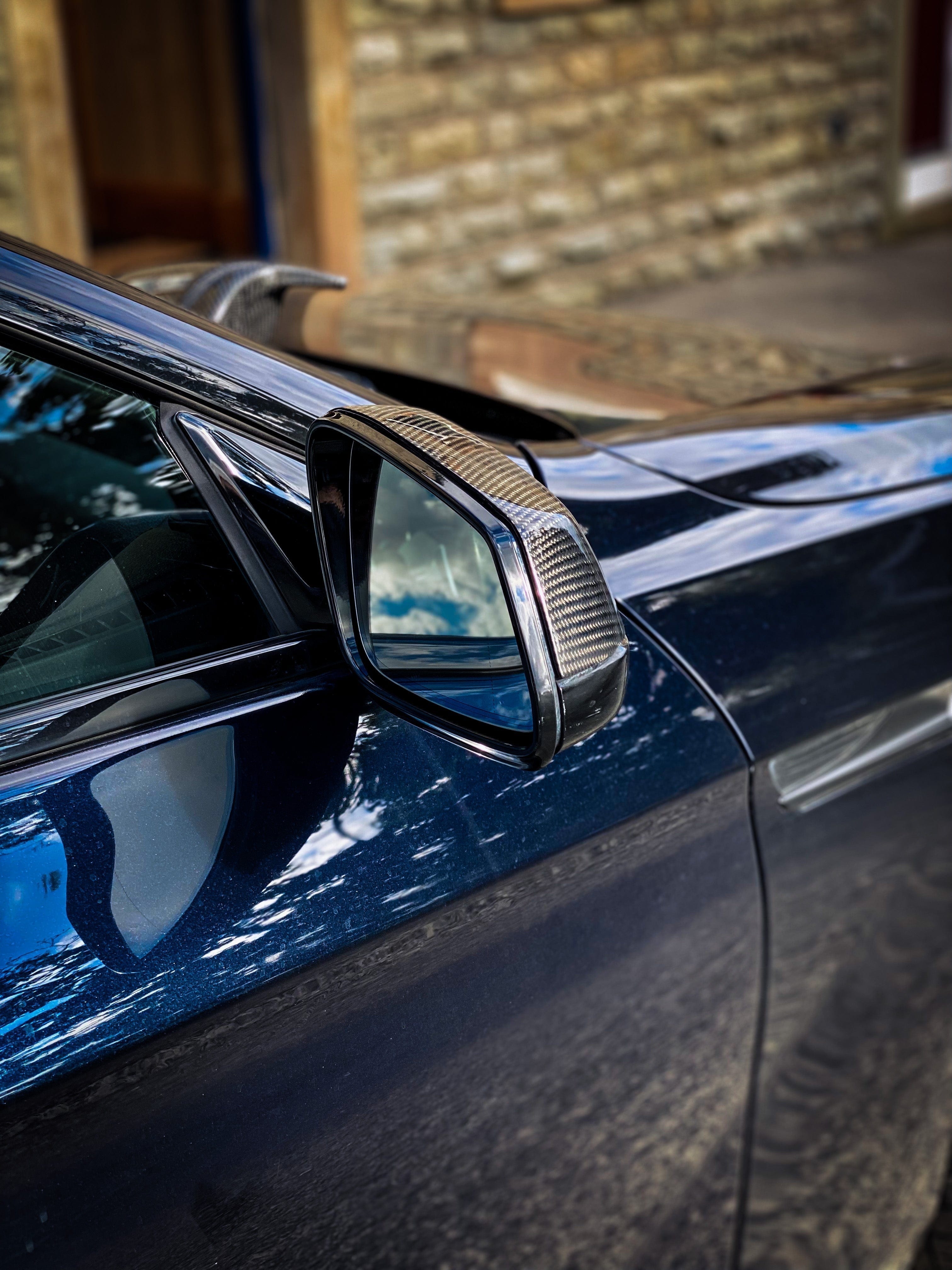 BMW 5 Series (E60) LCI OEM Style Replacement Carbon Fibre Mirror Covers - Twenty Two Tuning Mirror Covers