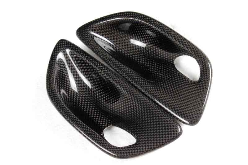 BMW 5 Series (F10/F11/F18) Add-On Carbon Fibre Interior Door Handle Set - Twenty Two Tuning Interior Parts & Accessories
