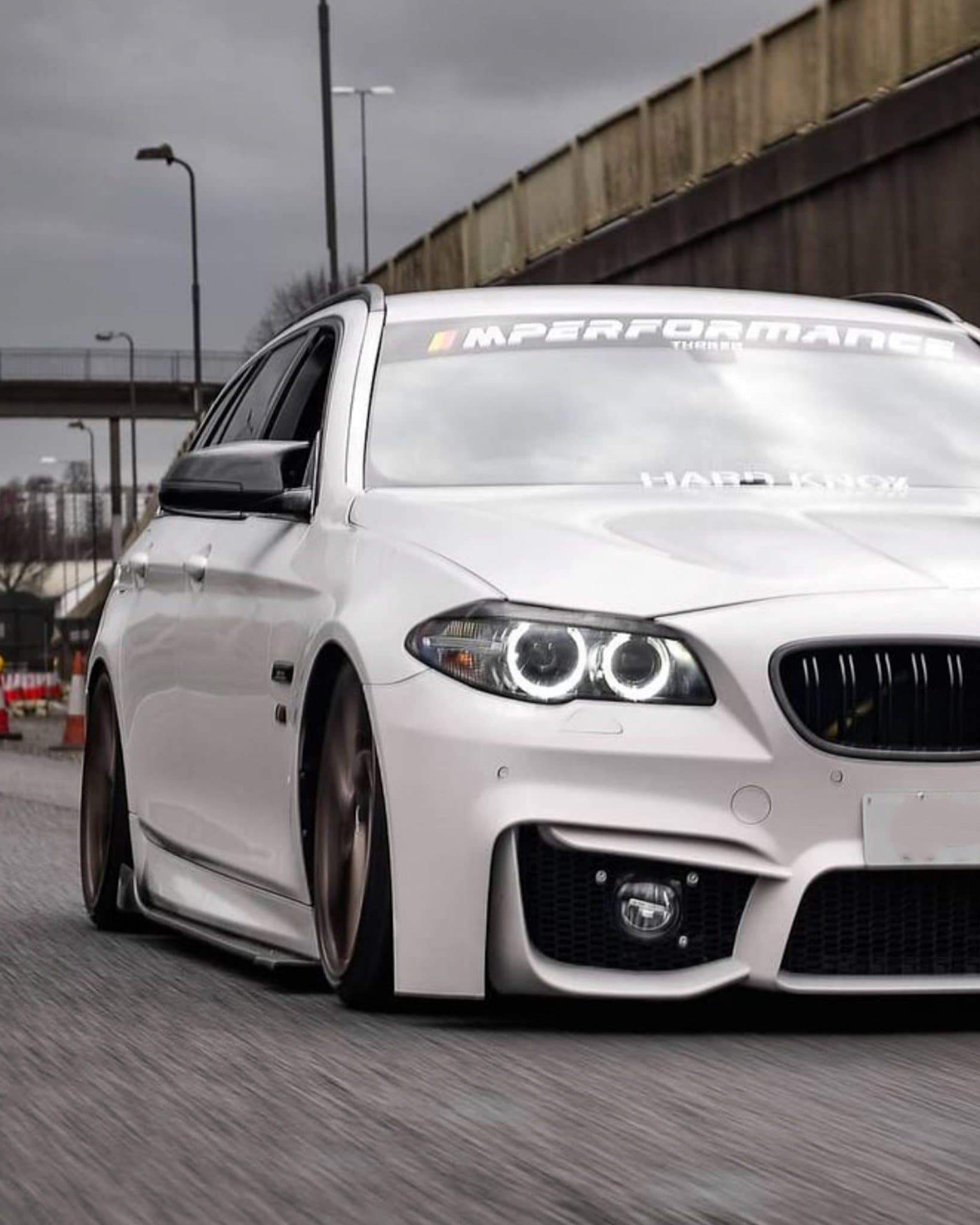 BMW 5 Series (F10/F11) LCI M Style Replacement Carbon Fibre Mirror Covers - Twenty Two Tuning Mirror Covers