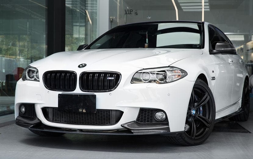 BMW 5シリーズ F10 F11 2010-2017用カーボンファイバーフロントリップ