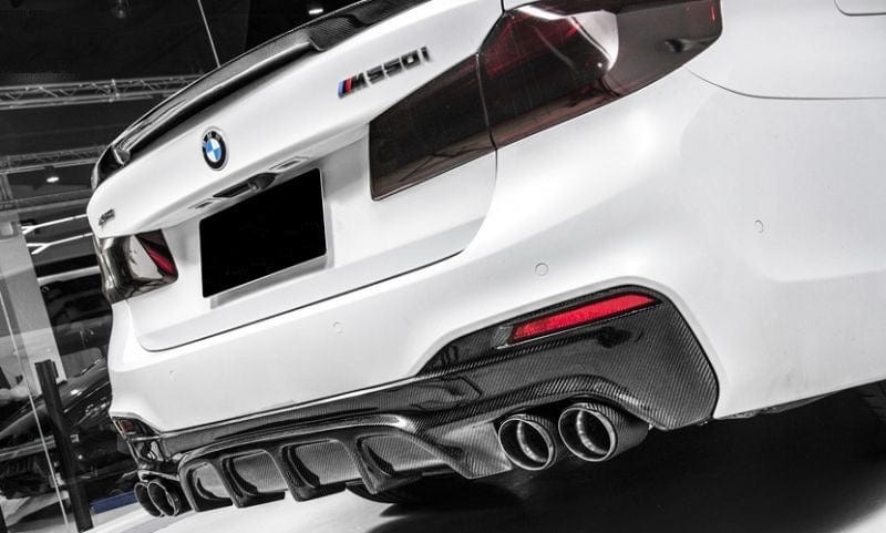 BMW 5 Series (G30/G31) Future Design Style Carbon Fibre Rear Diffuser - Twenty Two Tuning Rear Diffuser