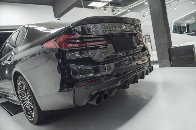 BMW 5 Series (G30/G31) Future Design Style Carbon Fibre Rear Diffuser - Twenty Two Tuning Rear Diffuser