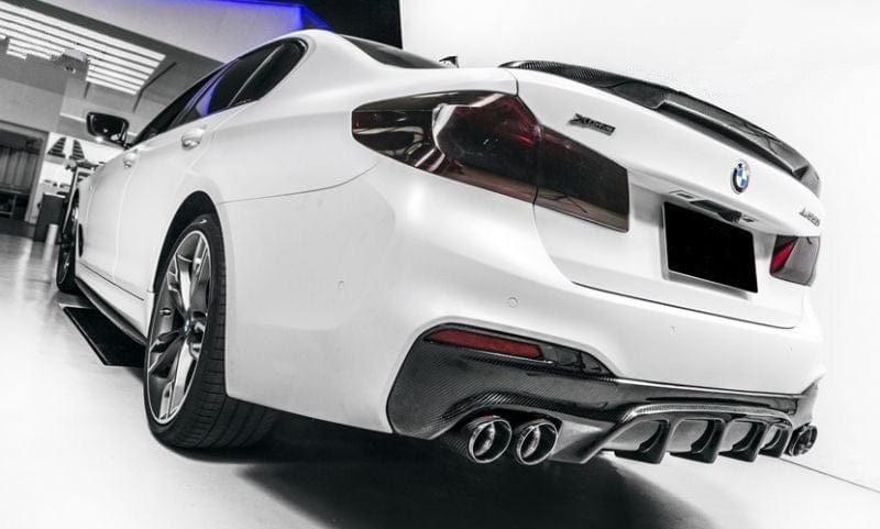 BMW 5 Series (G30/G31) Future Design Style Carbon Fibre Rear Diffuser - Twenty Two Tuning Rear Diffuser