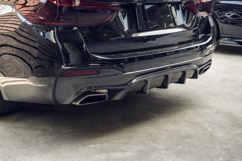 BMW 5 Series (G30/G31) Future Design Style Carbon Fibre Rear Diffuser - Twenty Two Tuning Rear Diffuser