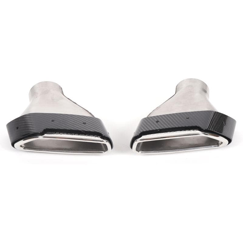 BMW 5 Series (G30/G31) M Performance Style Carbon Fibre Exhaust Tips - Twenty Two Tuning Exhaust Tips