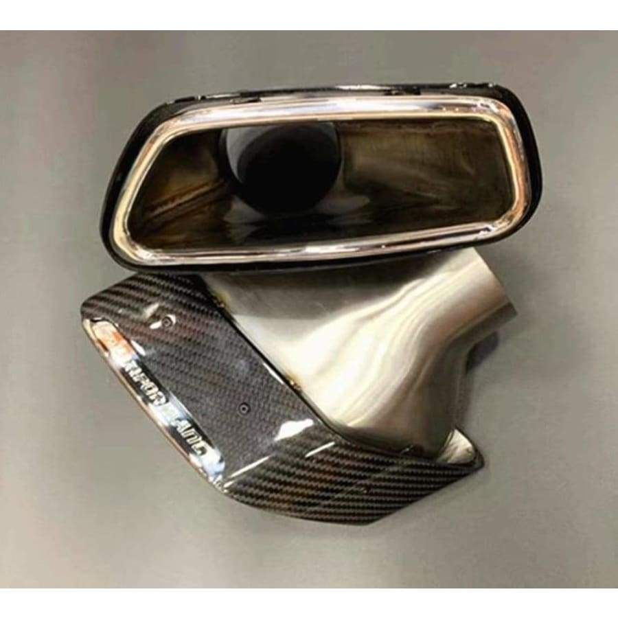 BMW 5 Series (G30/G31) M Performance Style Carbon Fibre Exhaust Tips - Twenty Two Tuning Exhaust Tips