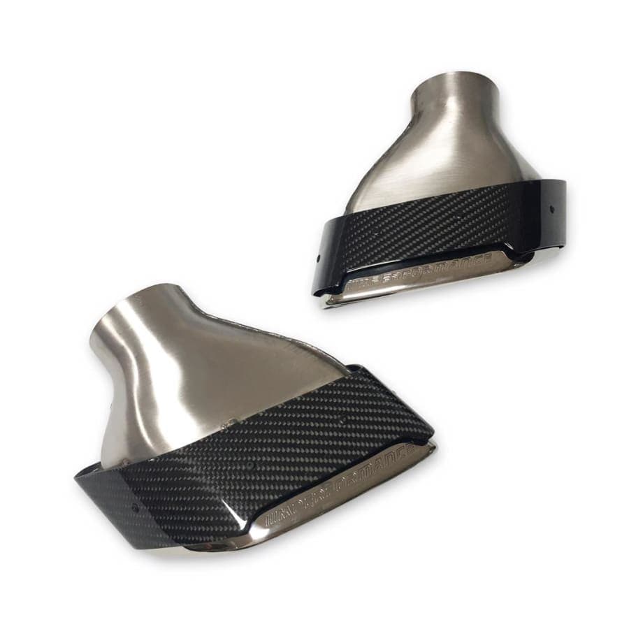 BMW 5 Series (G30/G31) M Performance Style Carbon Fibre Exhaust Tips - Twenty Two Tuning Exhaust Tips
