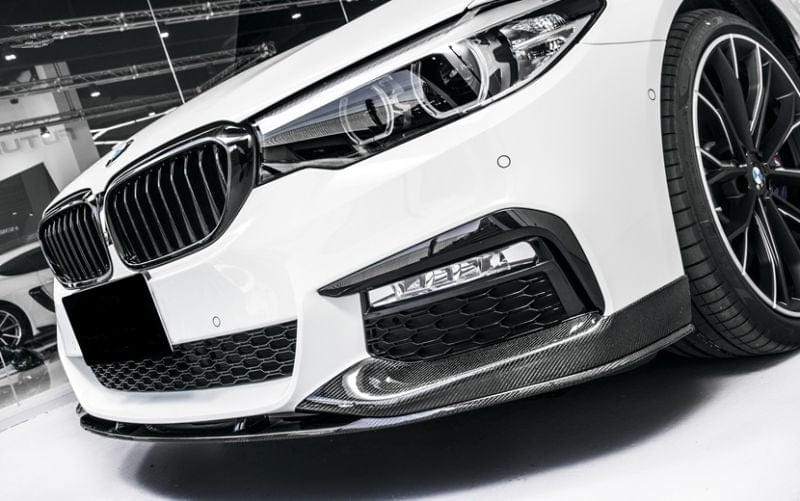 BMW 5 Series (G30/G31) M Performance Style Carbon Fibre Front Lip Spoiler - Twenty Two Tuning Front Lip