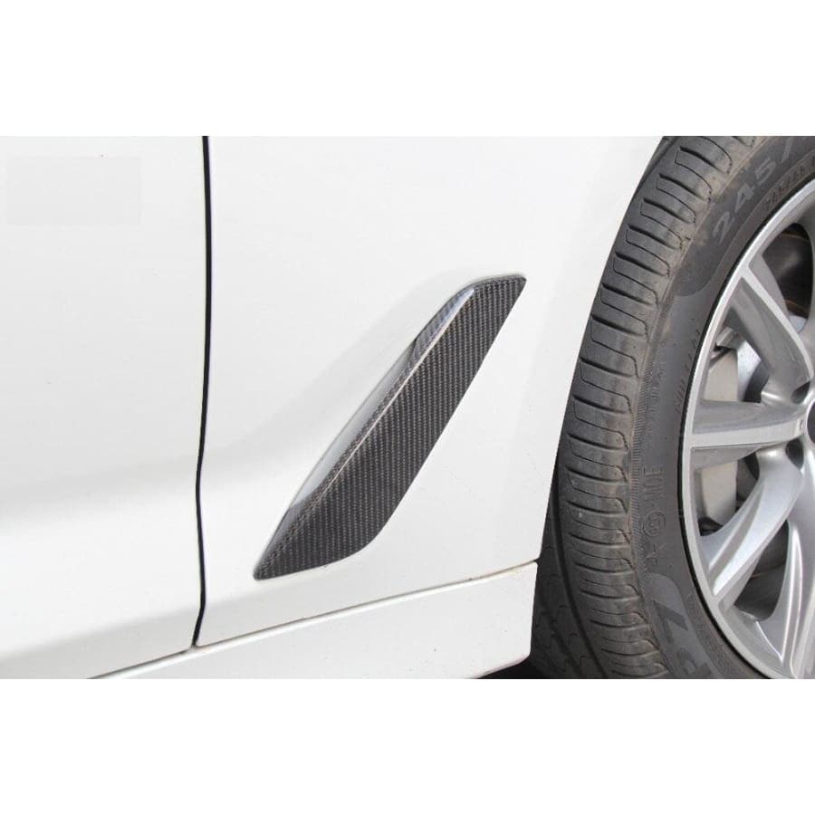 BMW 5 Series G30/G31 M Performance Style Carbon Fibre Side Fender Trim - Twenty Two Tuning Fender Trims