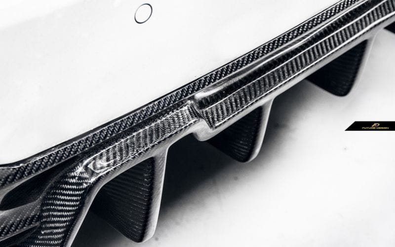 BMW 5 Series (G30/G31) M5 Style Carbon Fibre Rear Diffuser - Future Design Rear Diffuser