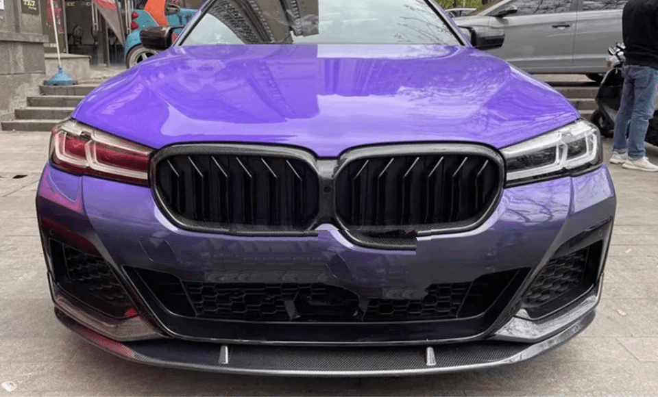 BMW 5 Series LCI (G30/G31) PSM Style Carbon Fibre Front Lip - Twenty Two Tuning Front Lip