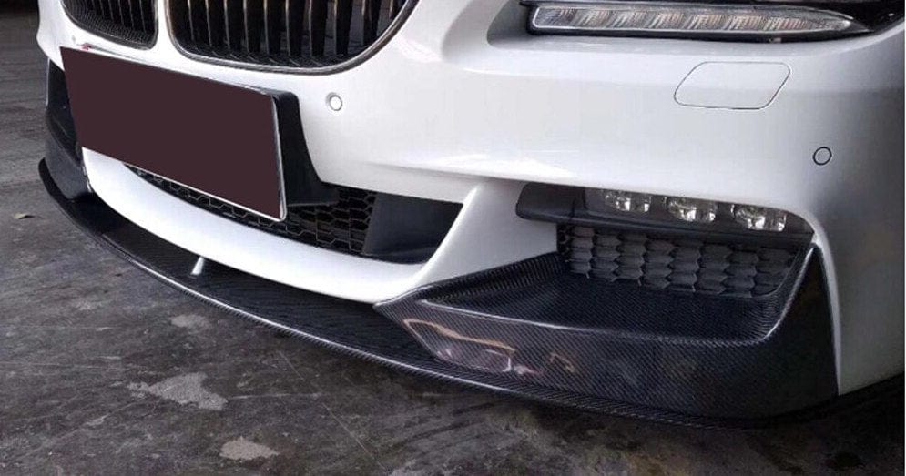 BMW 6 Series F06/F12/F13 M Performance Style Carbon Fibre Front Lip Spoiler - Twenty Two Tuning Front Lip