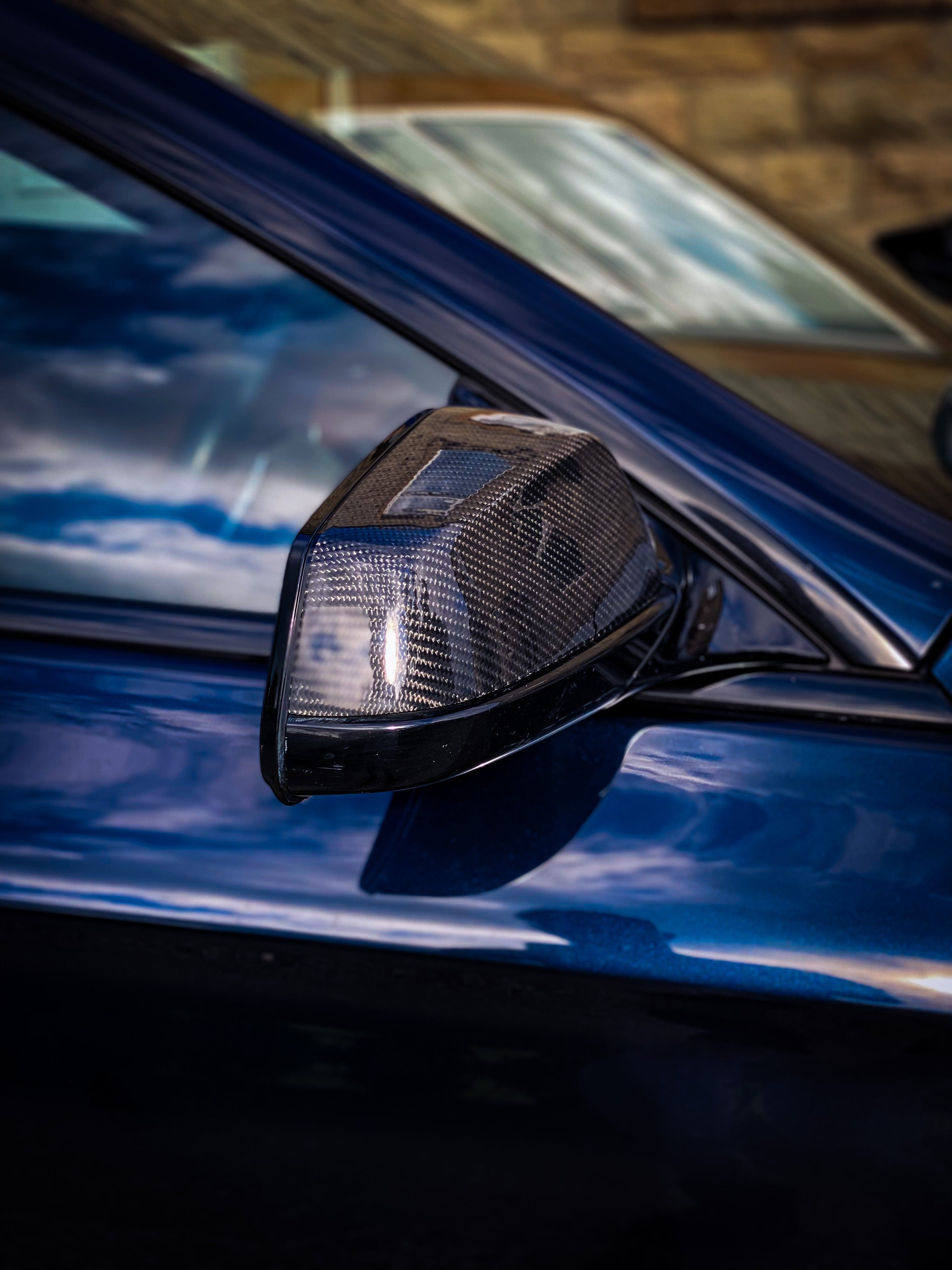 BMW 6 Series (F06/F12/F13) Pre LCI OEM Style Replacement Carbon Fibre Mirror Covers - Twenty Two Tuning Mirror Covers